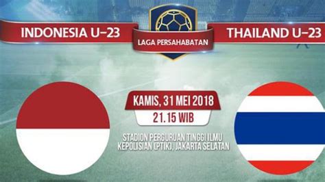 live streaming indonesia vs thailand u23